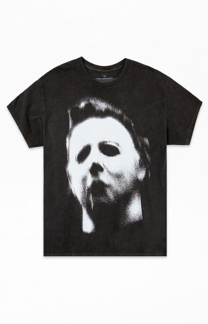 Men's Michael Myers Halloween Head T-Shirt Product Image