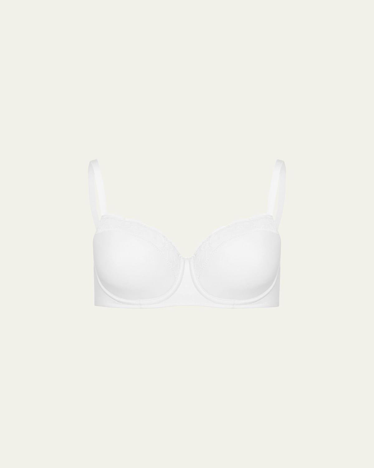 Cotton Lace Spacer T-Shirt Underwire Bra Product Image