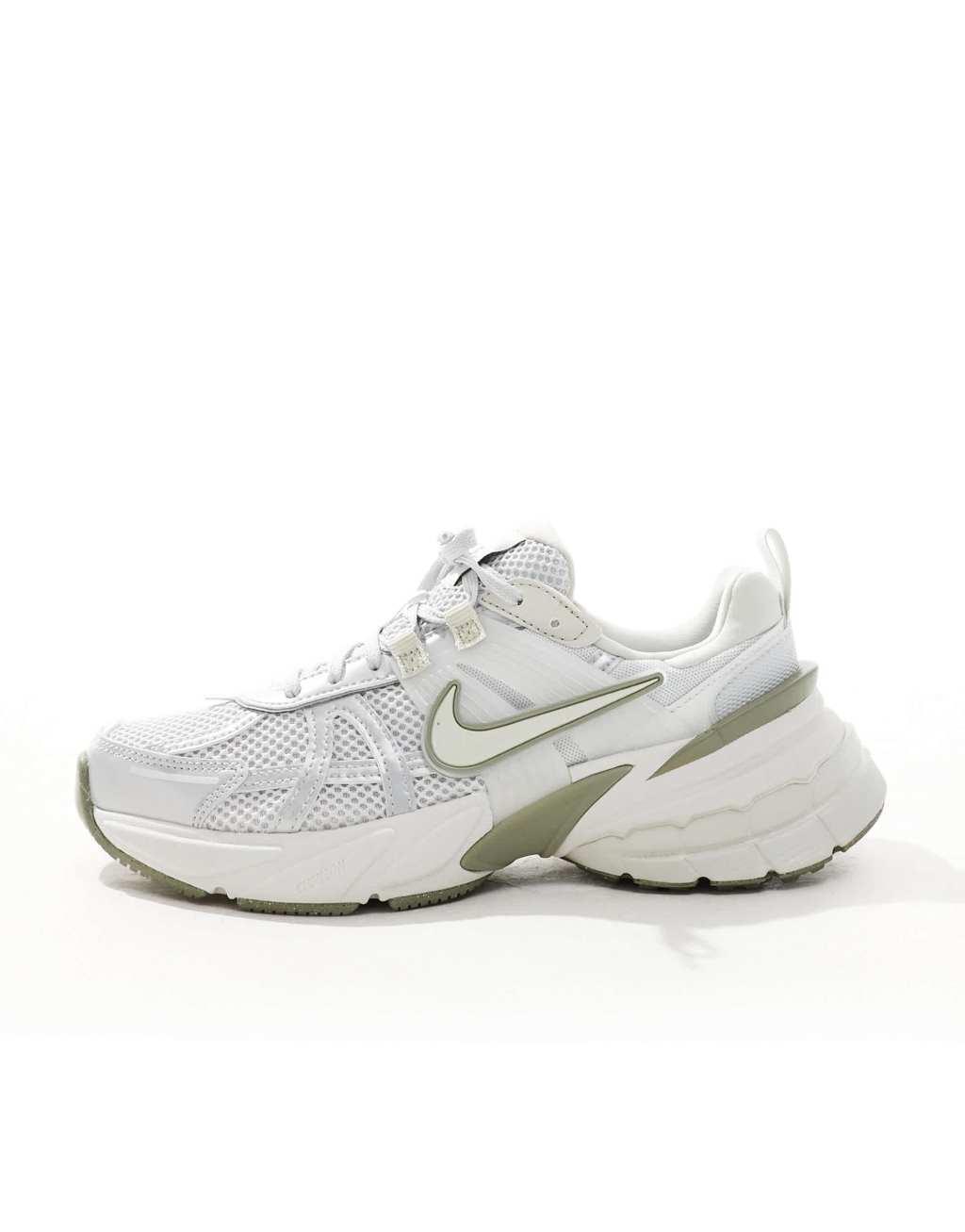 Nike V2K Run sneakers in gray and white Product Image