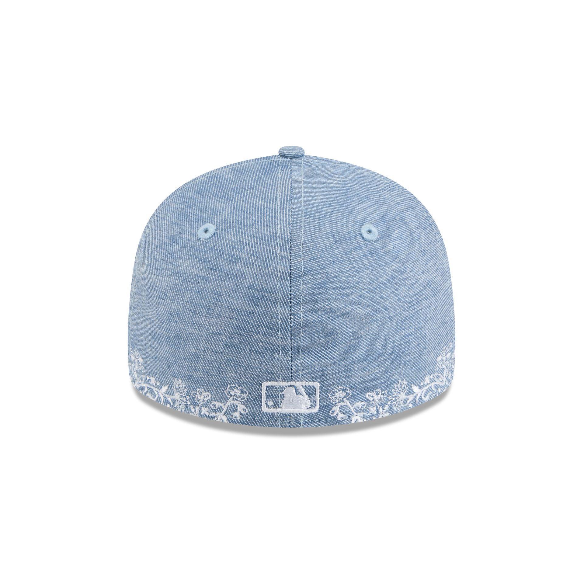 Boston Red Sox Hand Stitched Chambray Low Profile 59FIFTY Fitted Hat Male Product Image