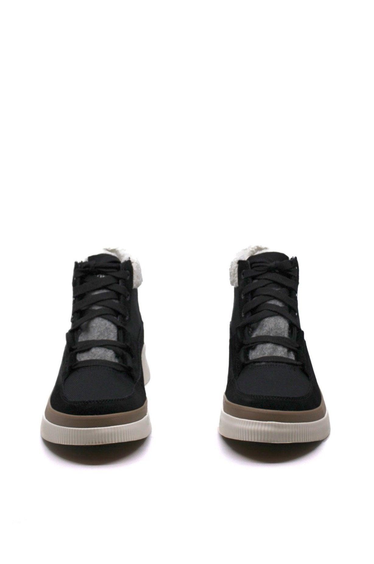 Sorel Out N About IV Mid Sneaker Black/Sea Salt Product Image