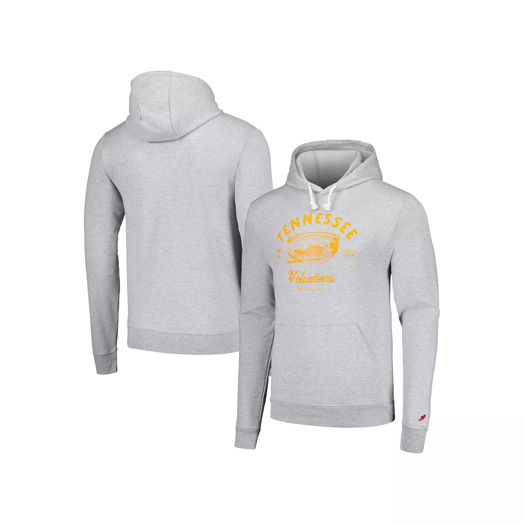 Men's League Collegiate Wear Heather Gray Tennessee Volunteers Stadium Essential Pullover Hoodie, Size: Large, Grey Product Image