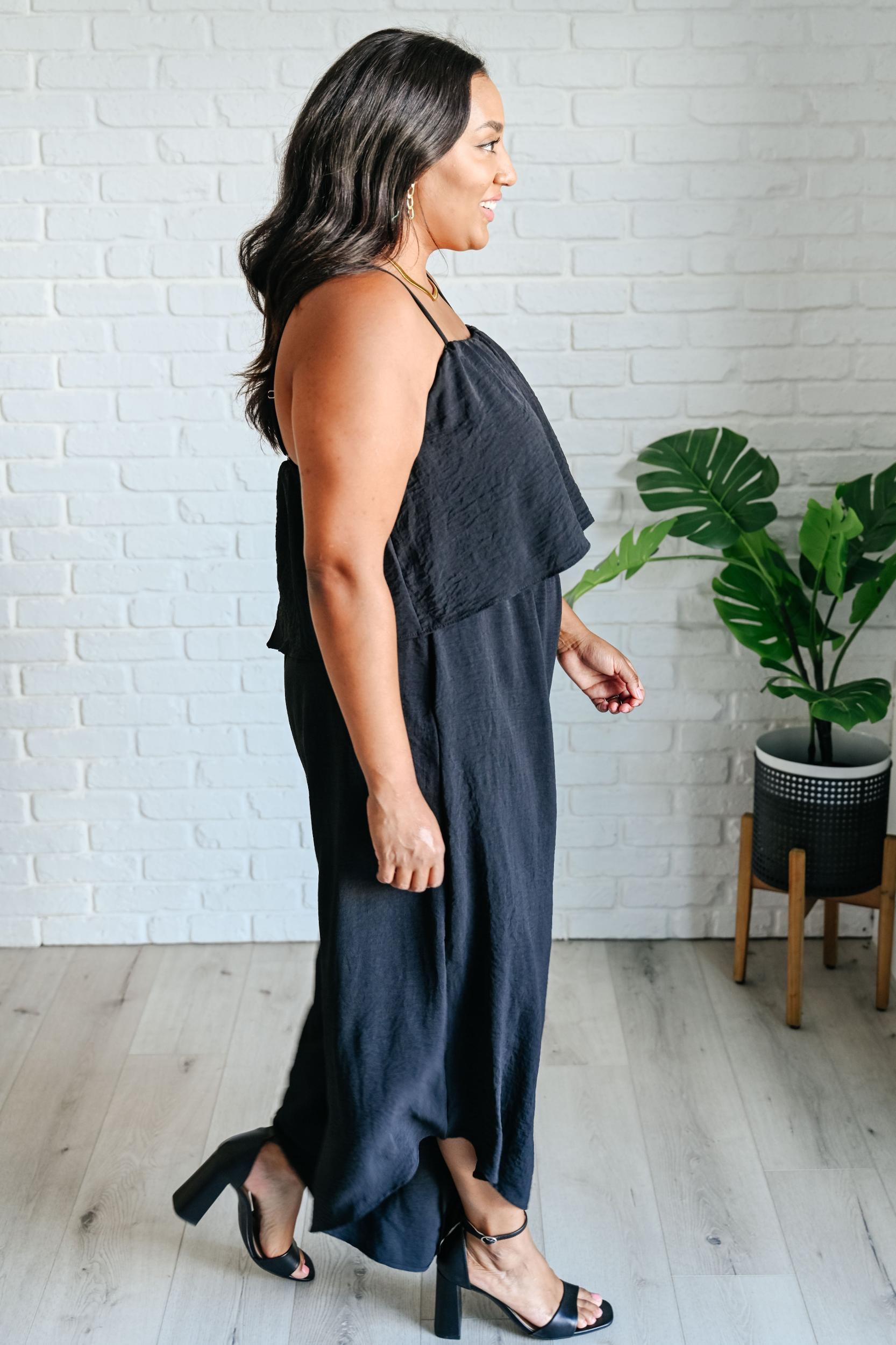 When All is Said and Done Spaghetti Strap Jumpsuit - ONLINE EXCLUSIVE! Product Image