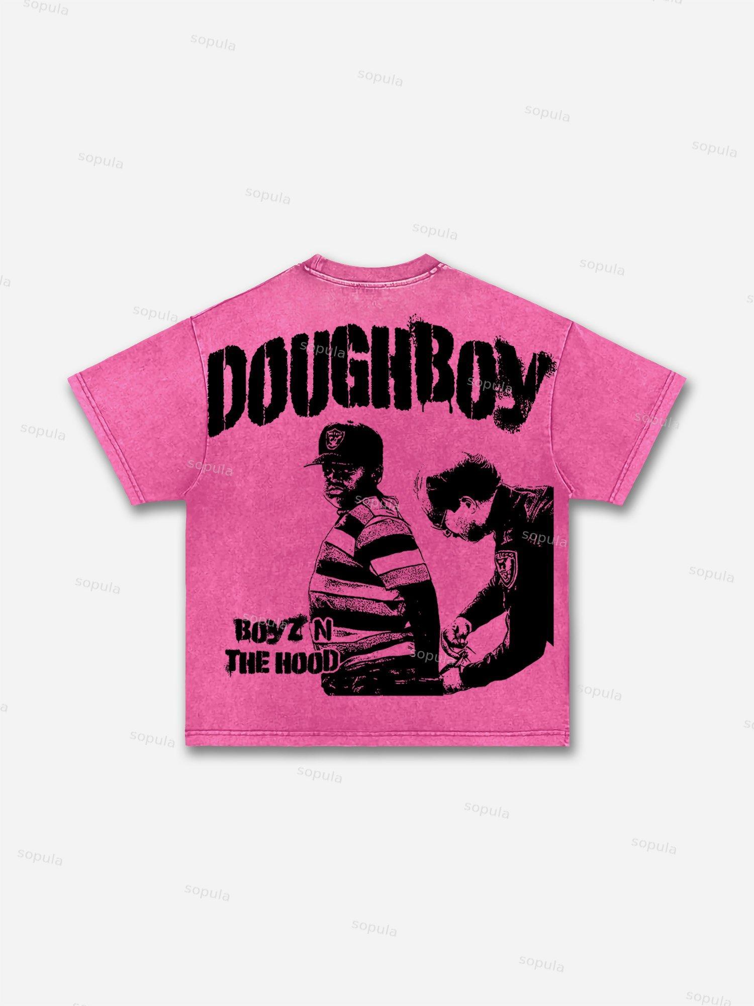 Men's Boyz N The Hood Vintage Aged Graphic Washed T-shirt Product Image
