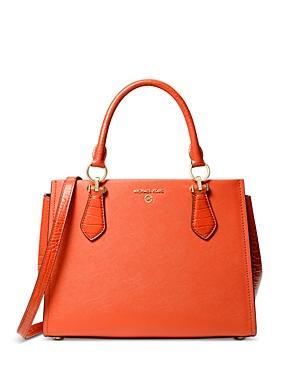 Marilyn Medium Metallic Leather Satchel Bag Product Image