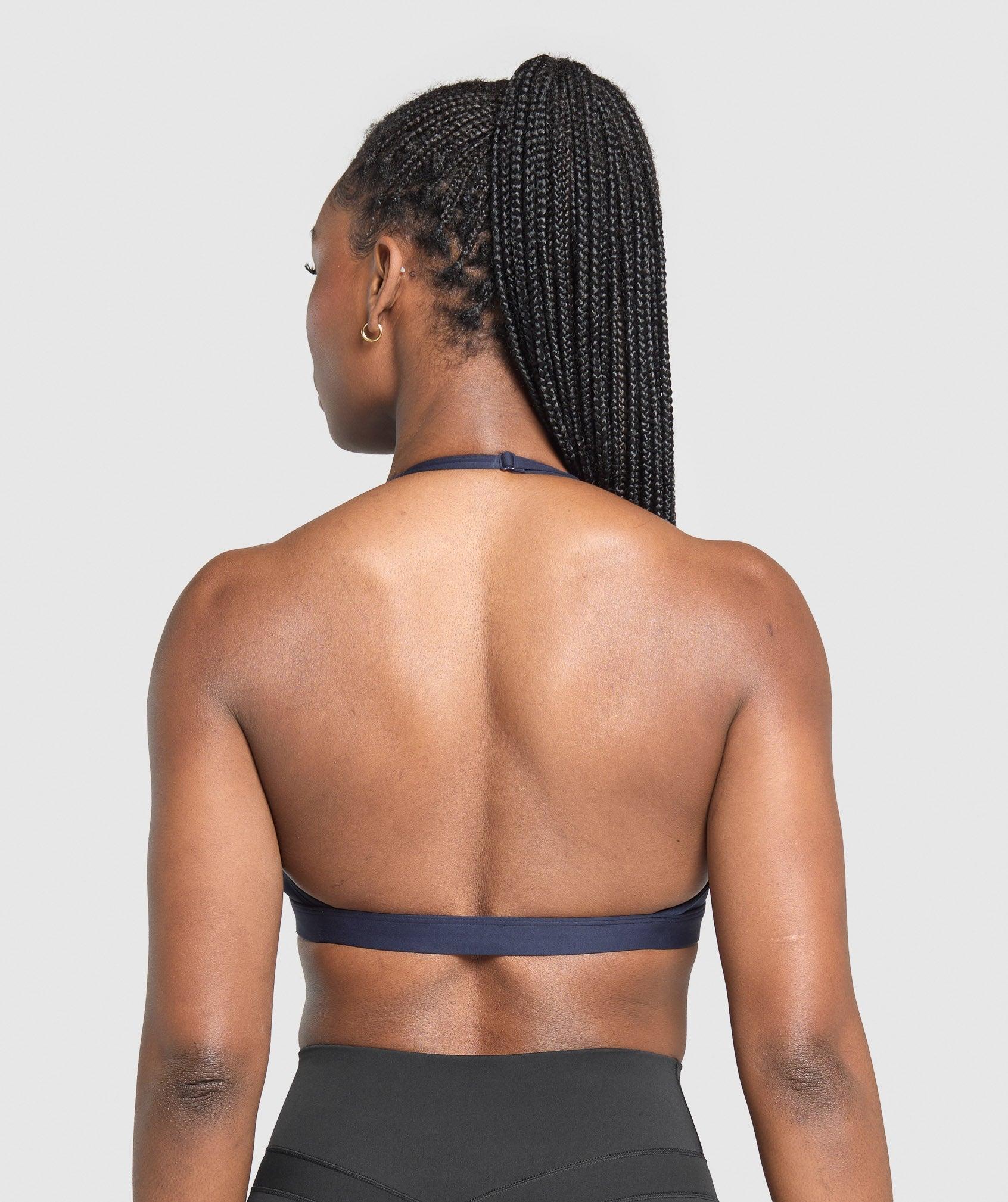 Minimal Halterneck Sports Bra Product Image