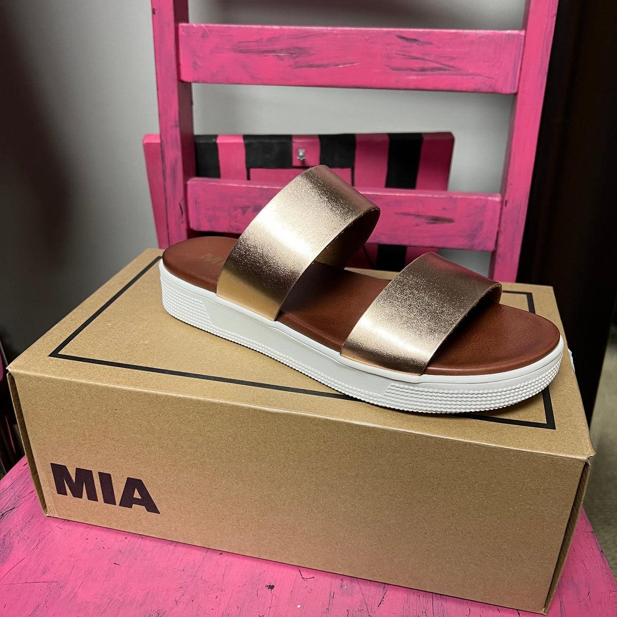 Mia Saige Sandal- Rose Gold Product Image