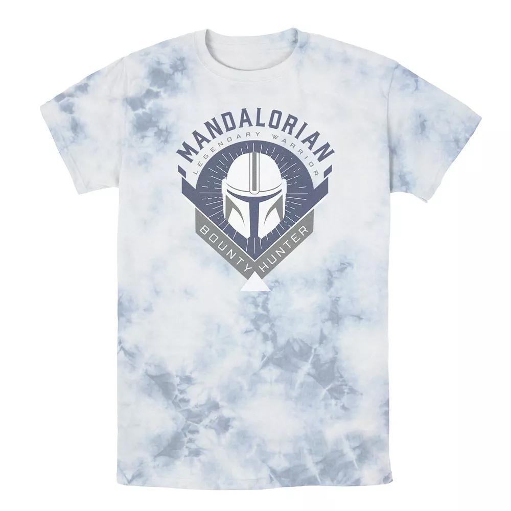 Men's Star Wars The Mandalorian Warrior Emblem Tee, Boy's, Size: XXL, Black Grey Product Image
