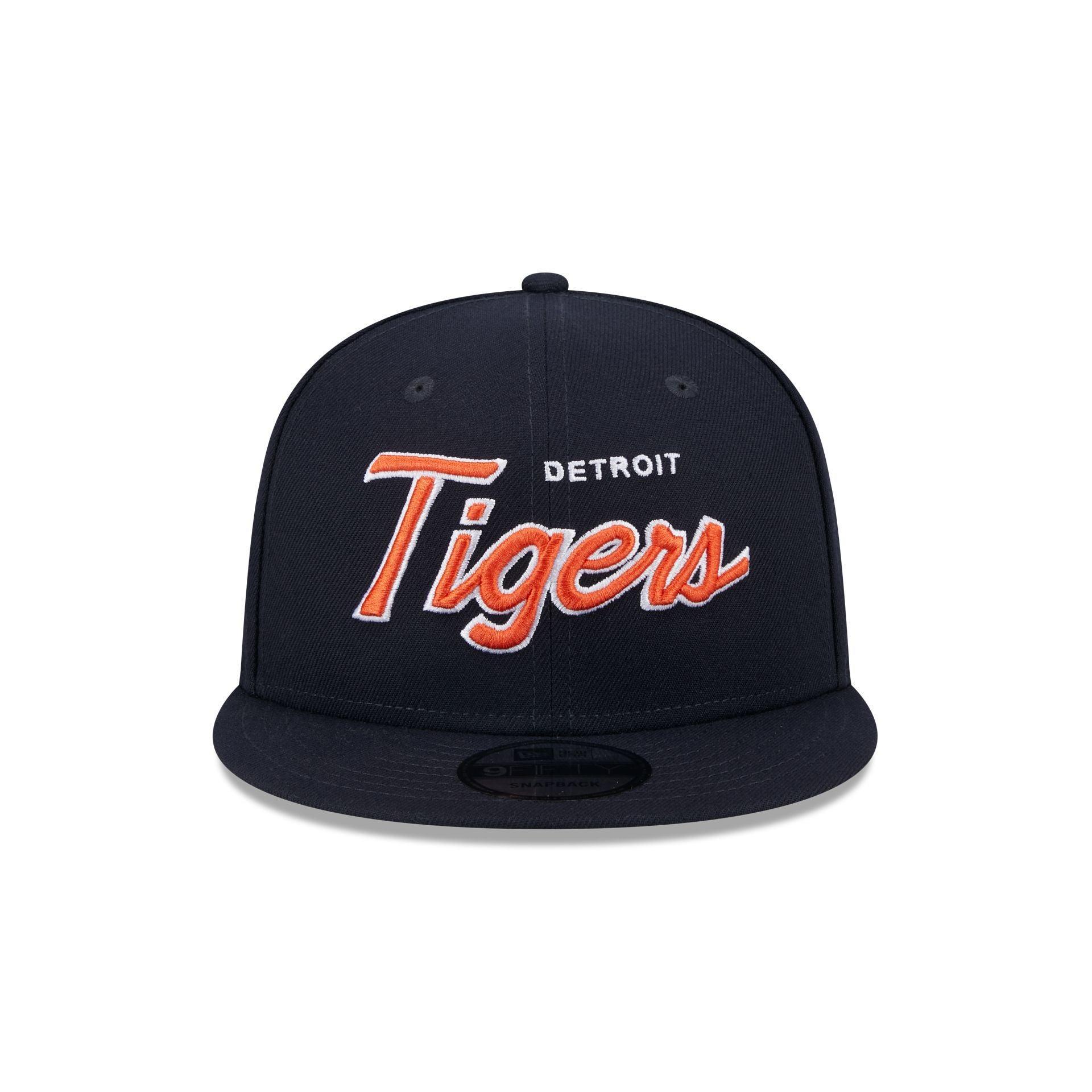 Detroit Tigers Wordmark 9FIFTY Snapback Hat Male Product Image