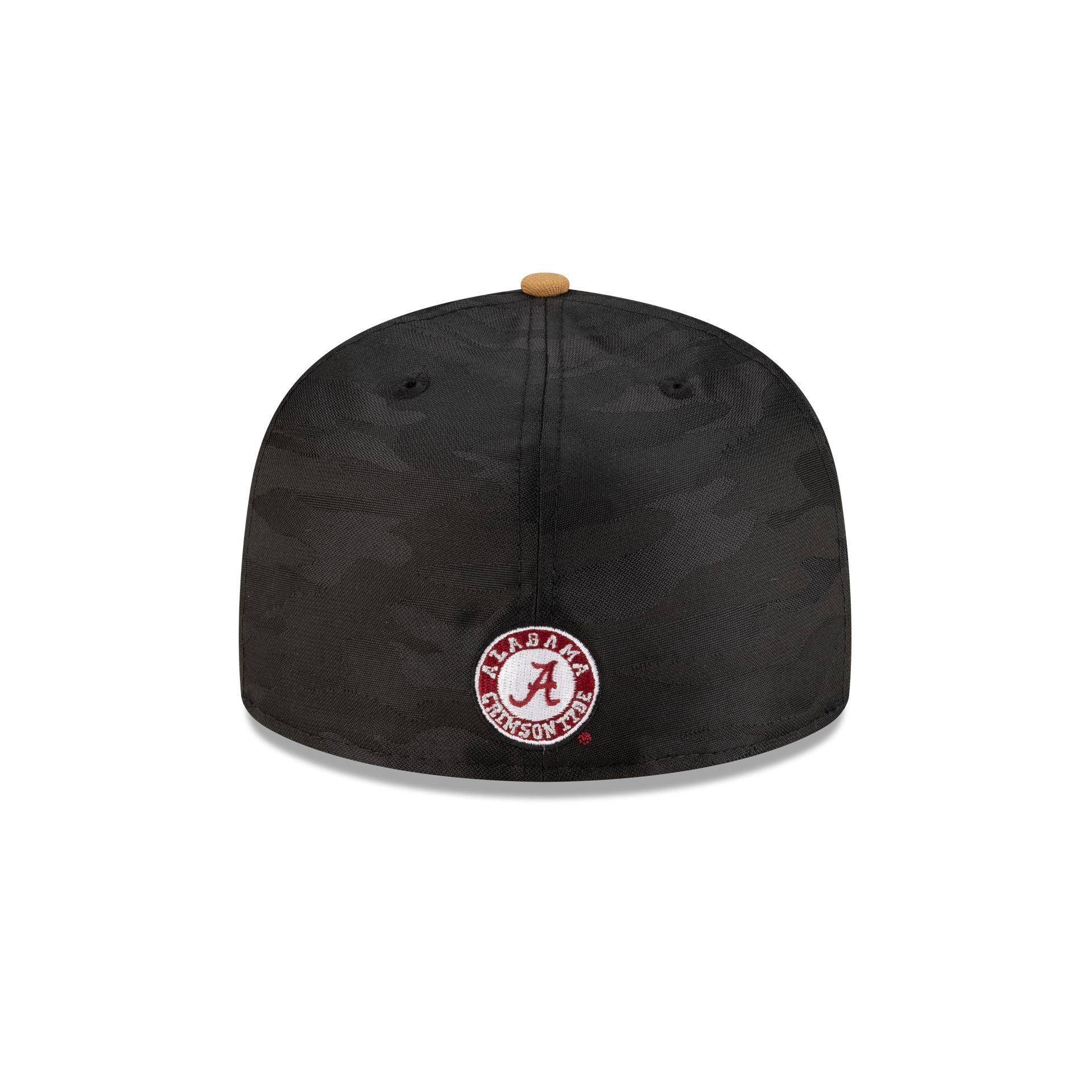 Alabama Crimson Tide Black Tonal Wheat 59FIFTY Fitted Hat Male Product Image
