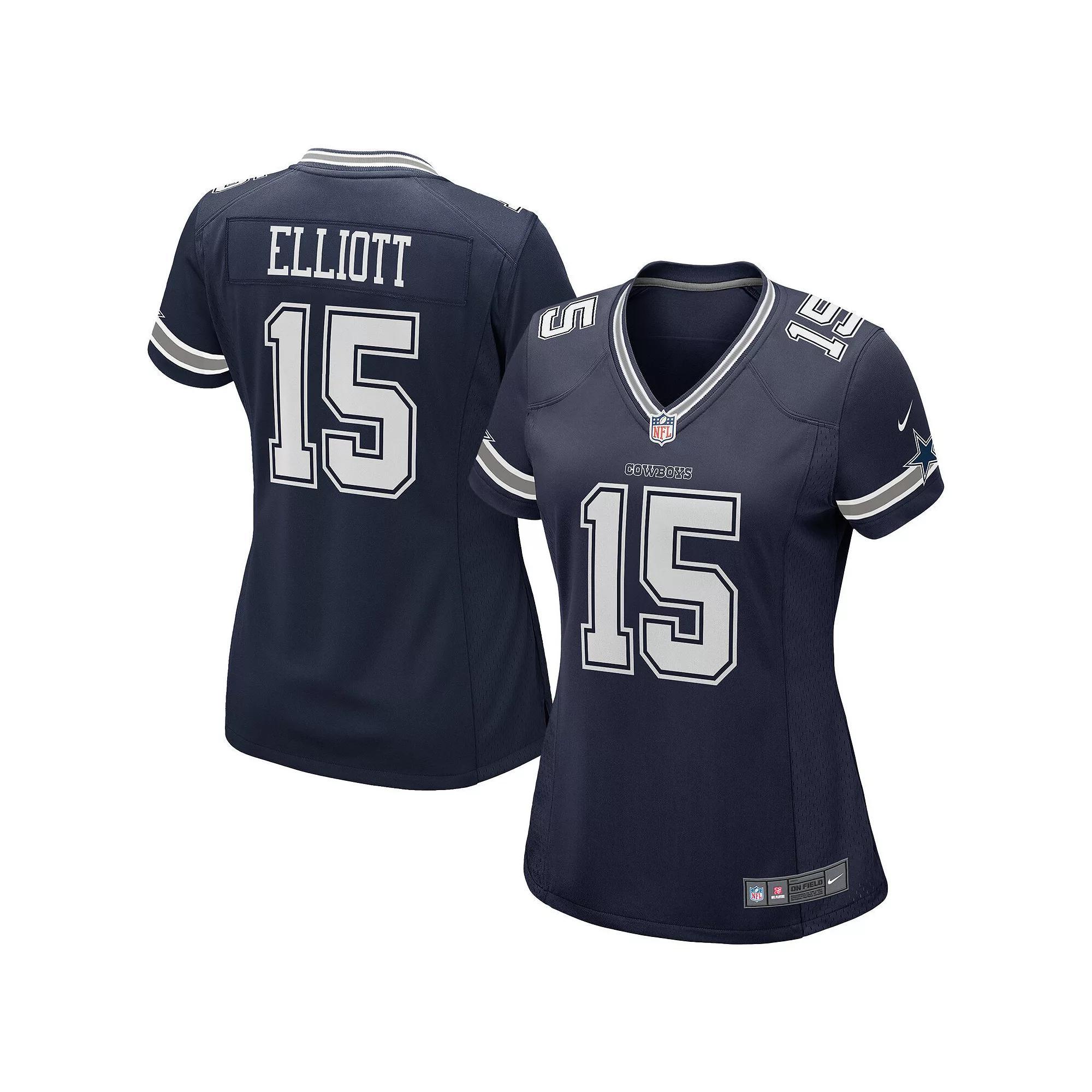 Women's Nike Ezekiel Elliott Navy Dallas Cowboys Game Jersey,  Product Image