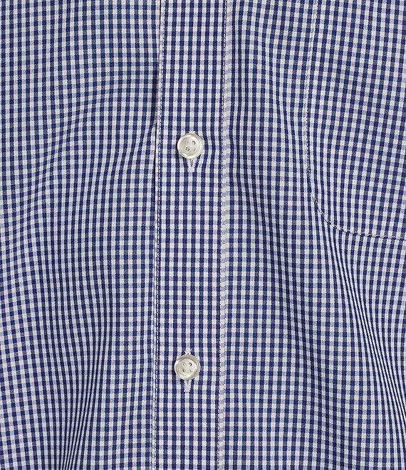 Gold Label Roundtree & Yorke Big & Tall Non-Iron Long Sleeve Small Checked Print Sport Shirt Product Image