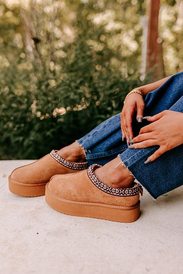 Cabin Cozy Faux Suede Platform Slipper Product Image