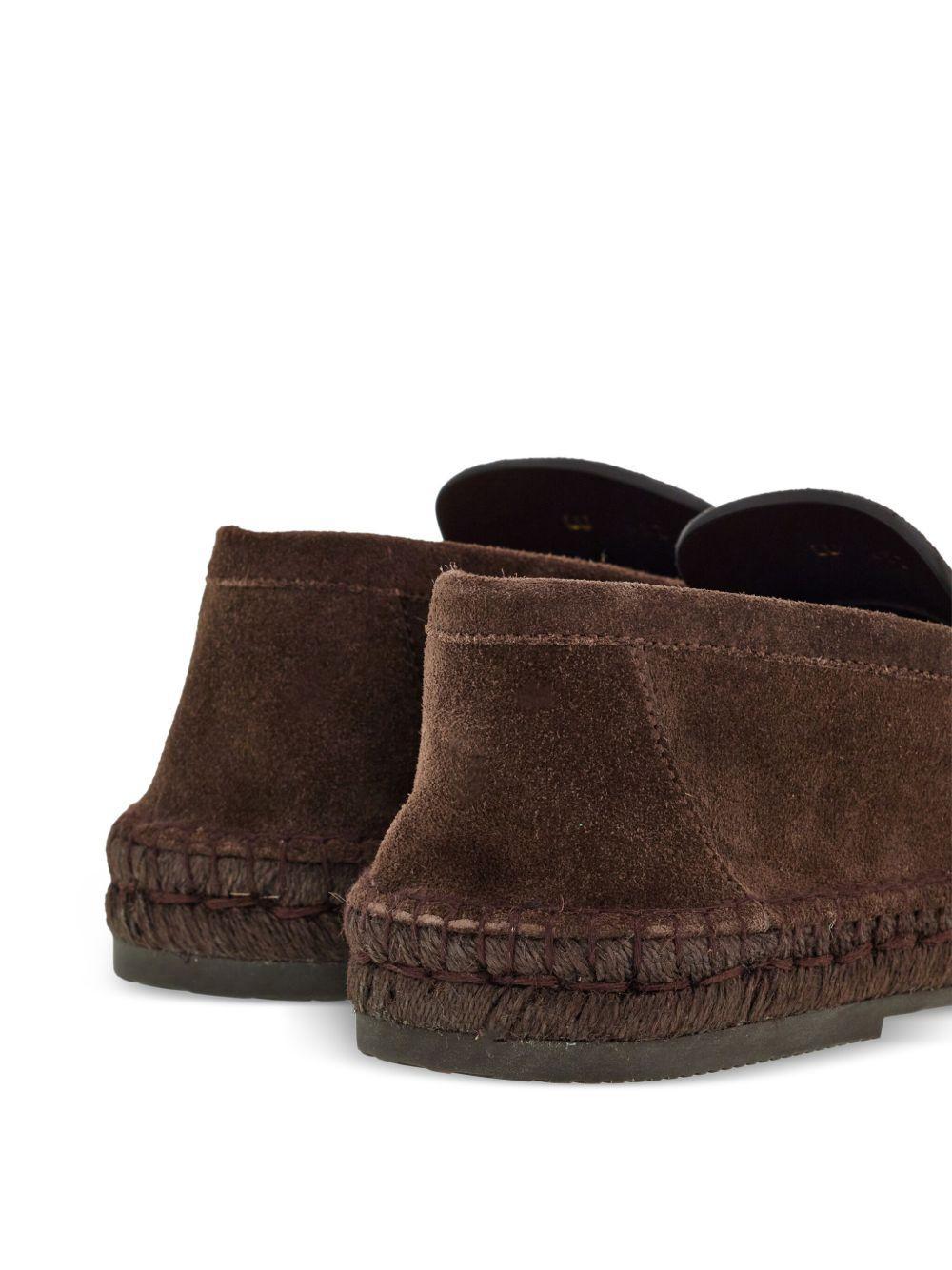 logo-embossed suede espadrilles Product Image
