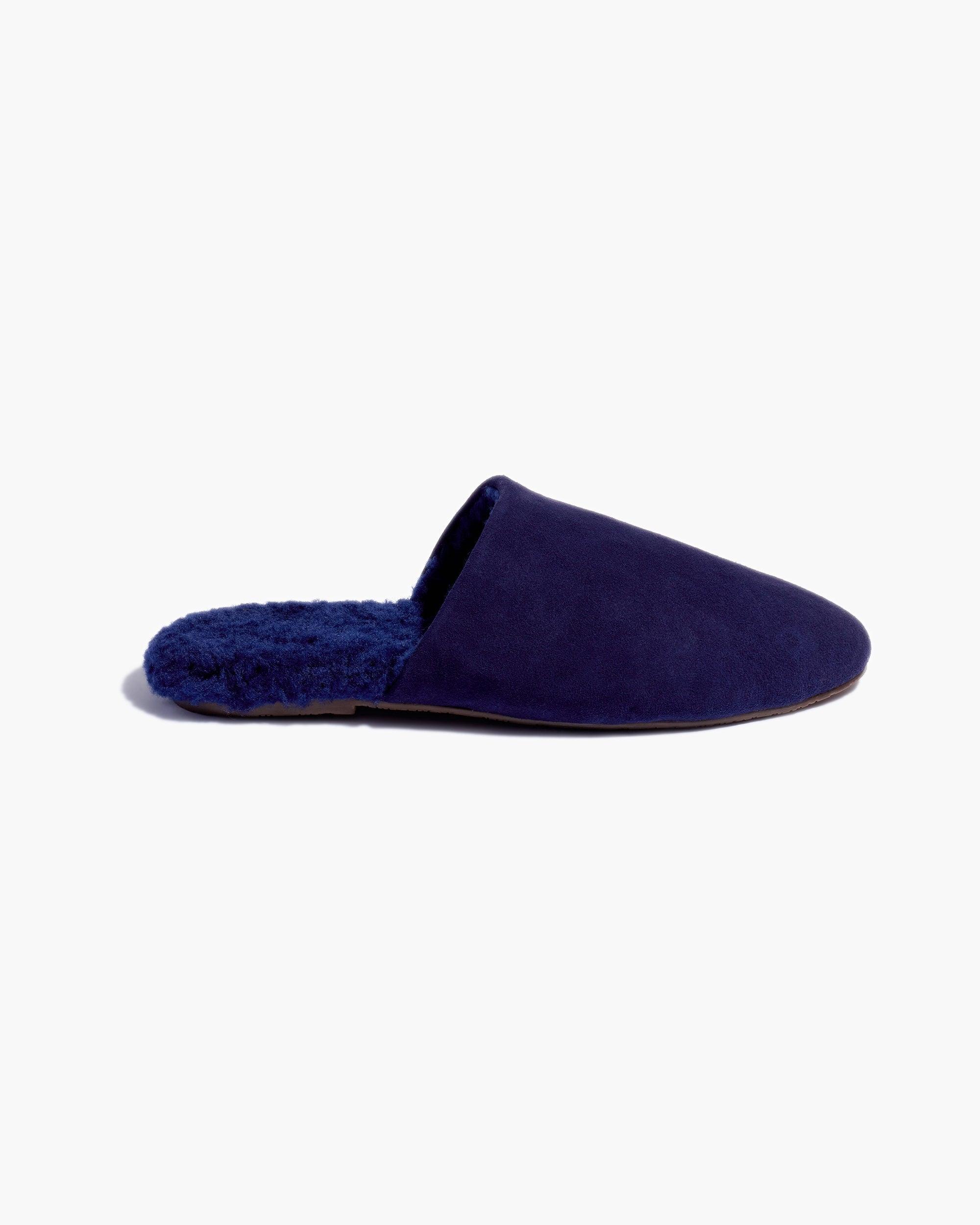 Ines Shearling - Navy Product Image