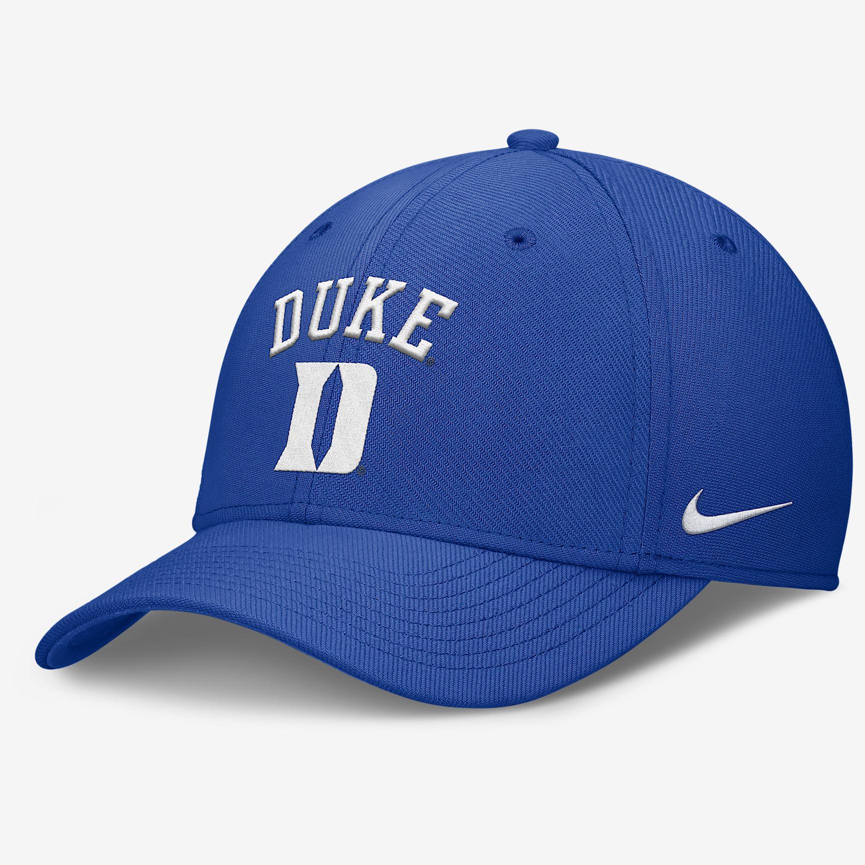 Duke On-Field Rise Swoosh Men's Nike Dri-FIT College Hat Product Image