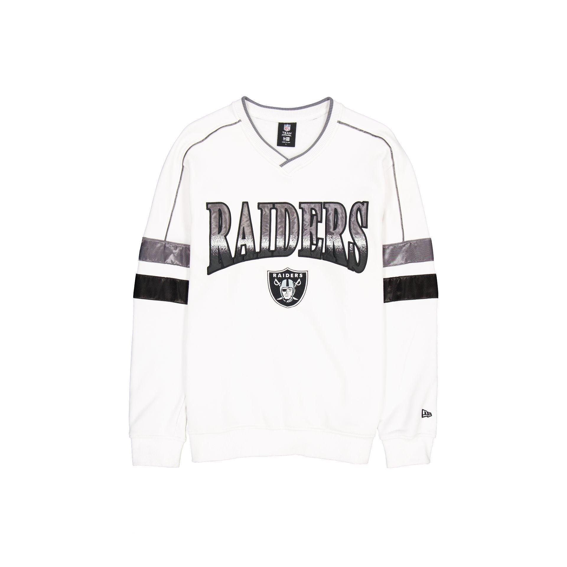 Las Vegas Raiders Sport Classics White Crewneck Male Product Image