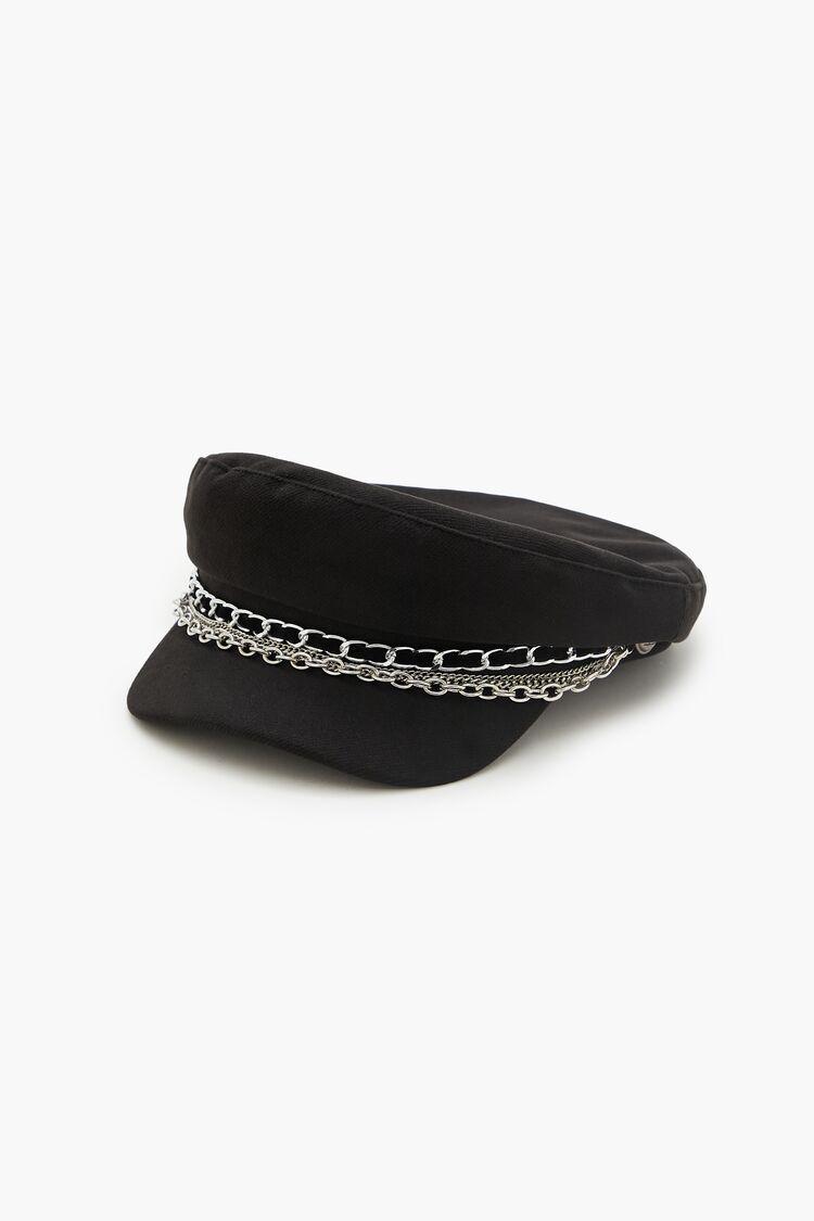 Tiered Chain-Trim Cabbie Hat | Forever 21 Product Image