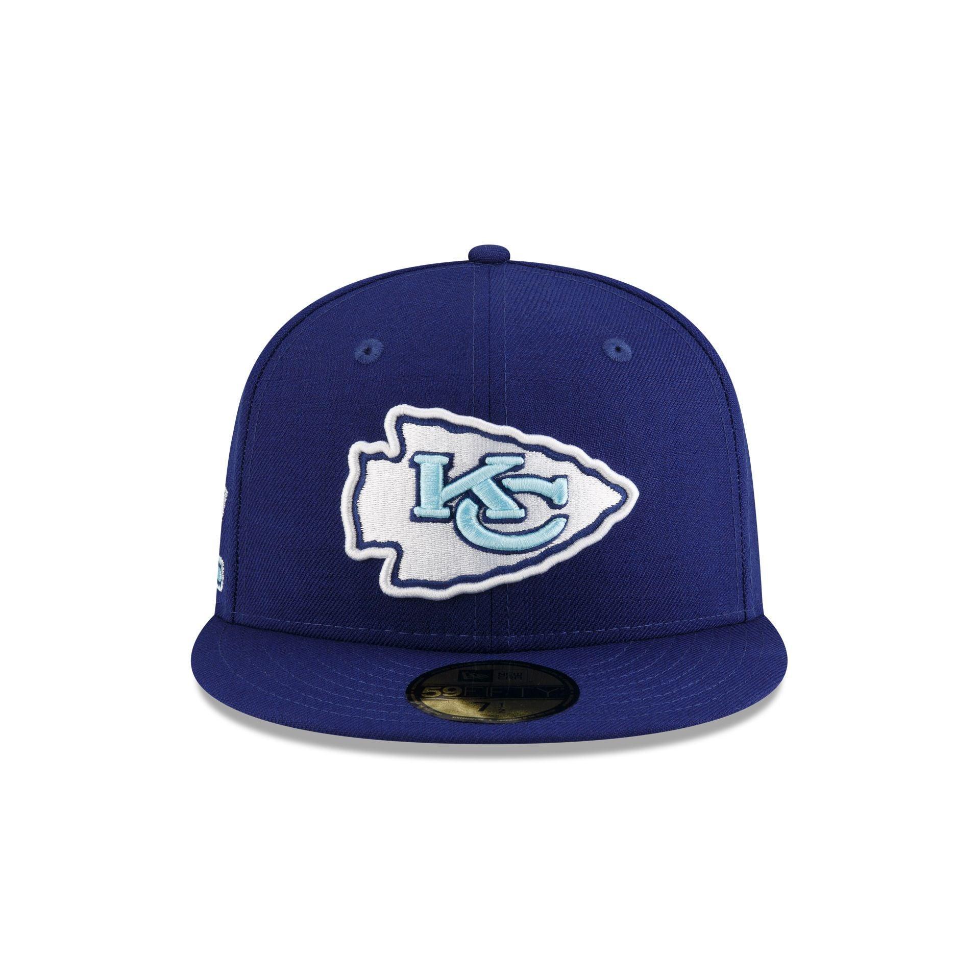 Just Caps Dark Royal Kansas City Chiefs 59FIFTY Fitted Hat Male Product Image