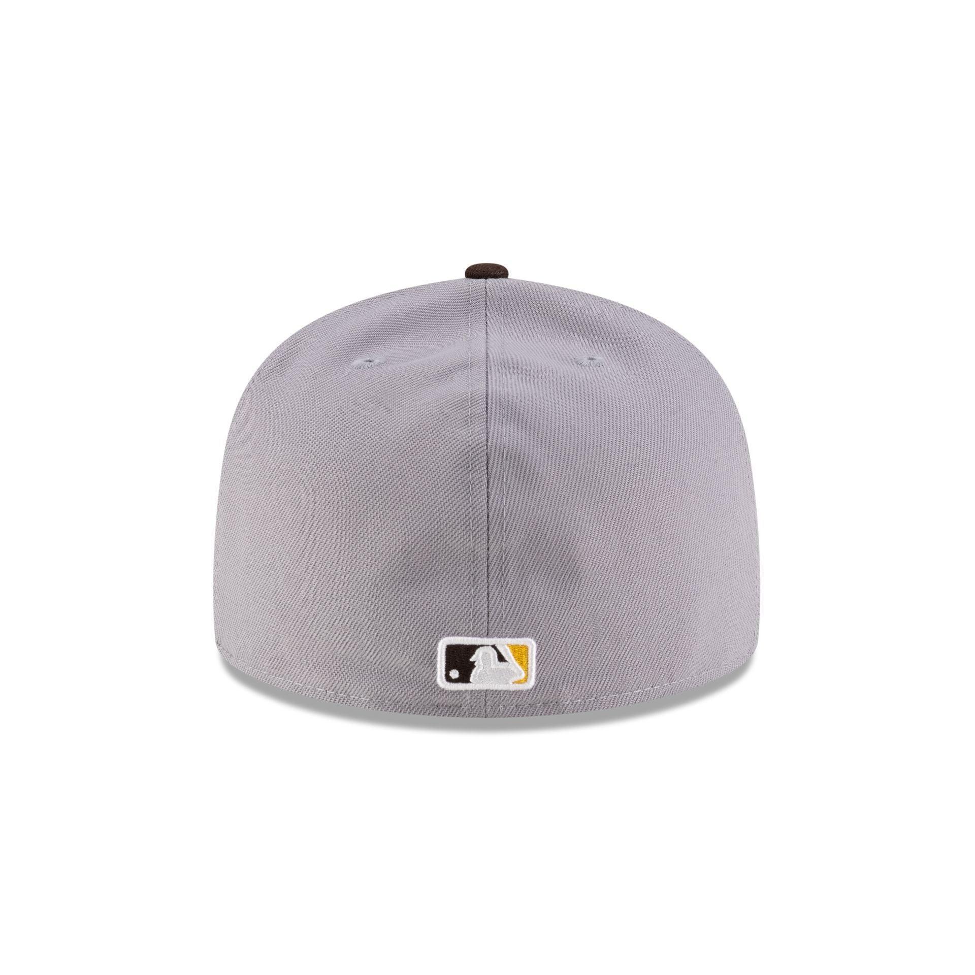 Just Caps League Sidepatch Gray San Diego Padres 59FIFTY A-Frame Fitted Hat Male Product Image