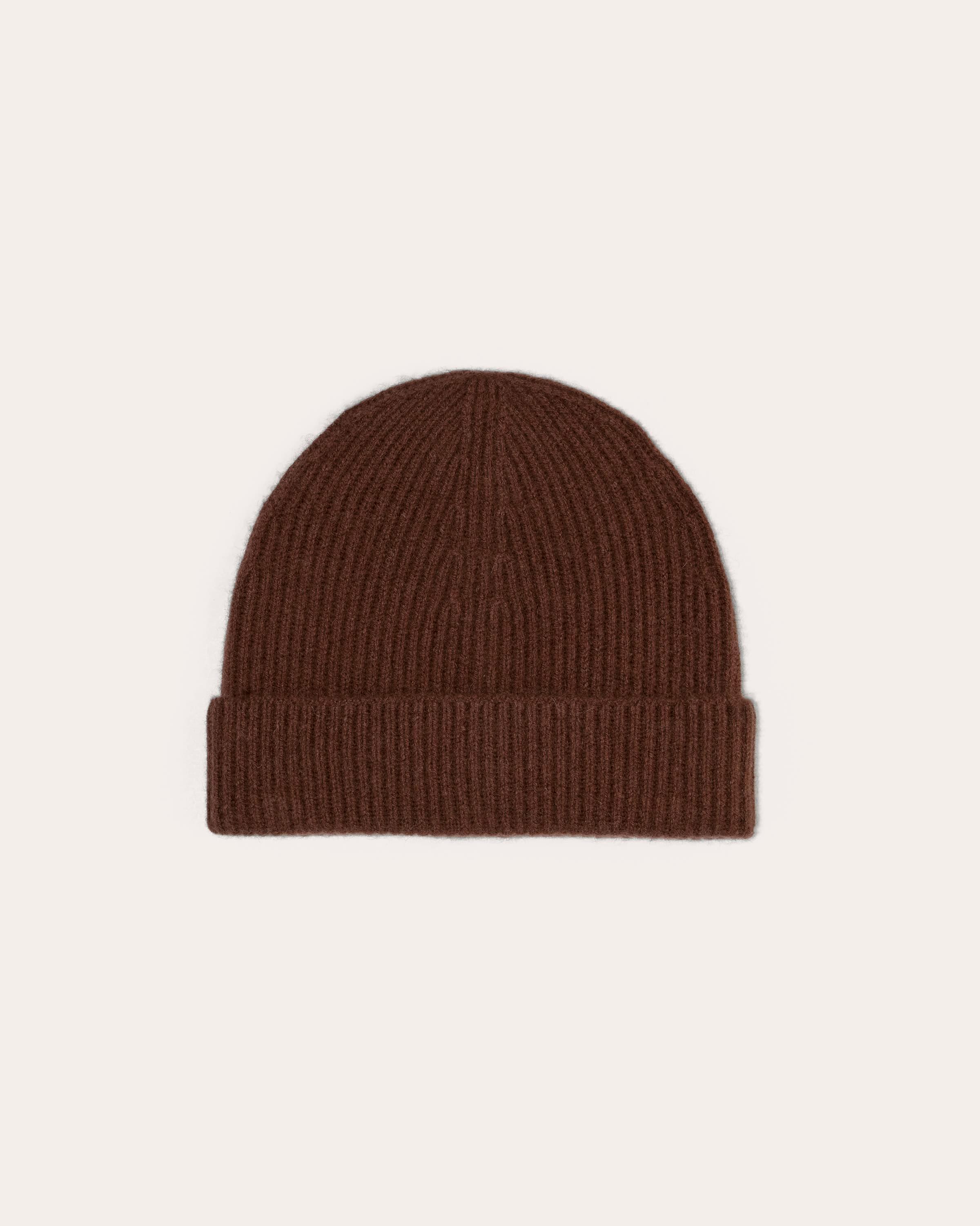 The Cashmere Ribbed Beanie Product Image