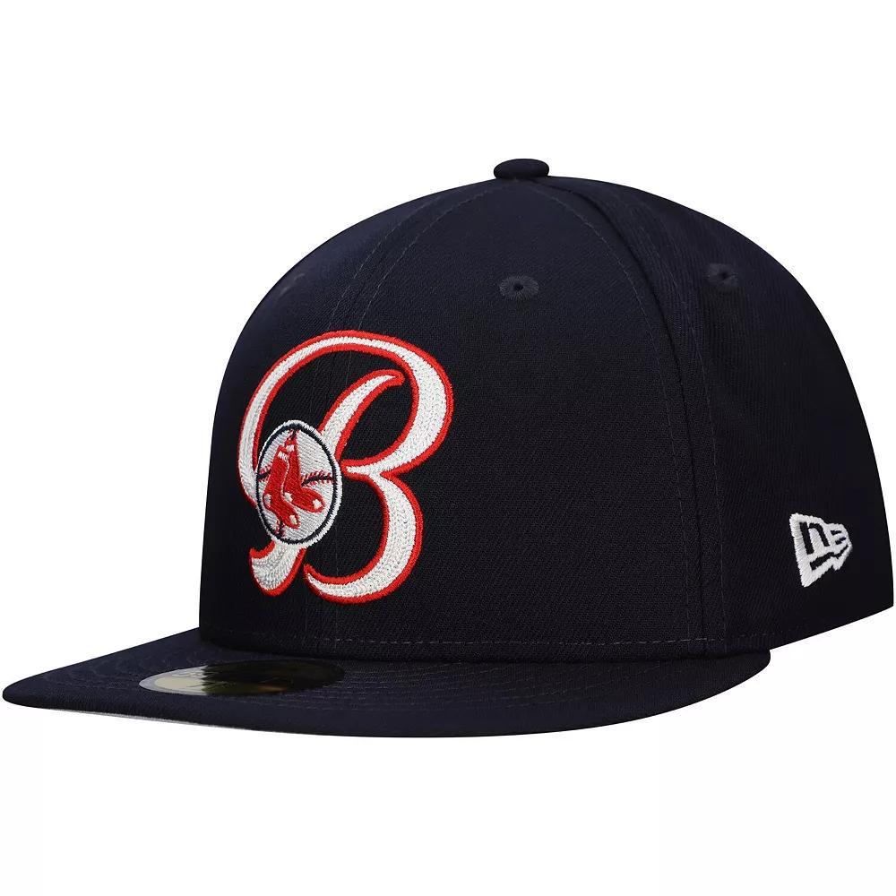 Men's New Era Navy Boston Red Sox  Duo Logo 2.0 59FIFTY Fitted Hat, Size: 7 5/8, Blue Product Image