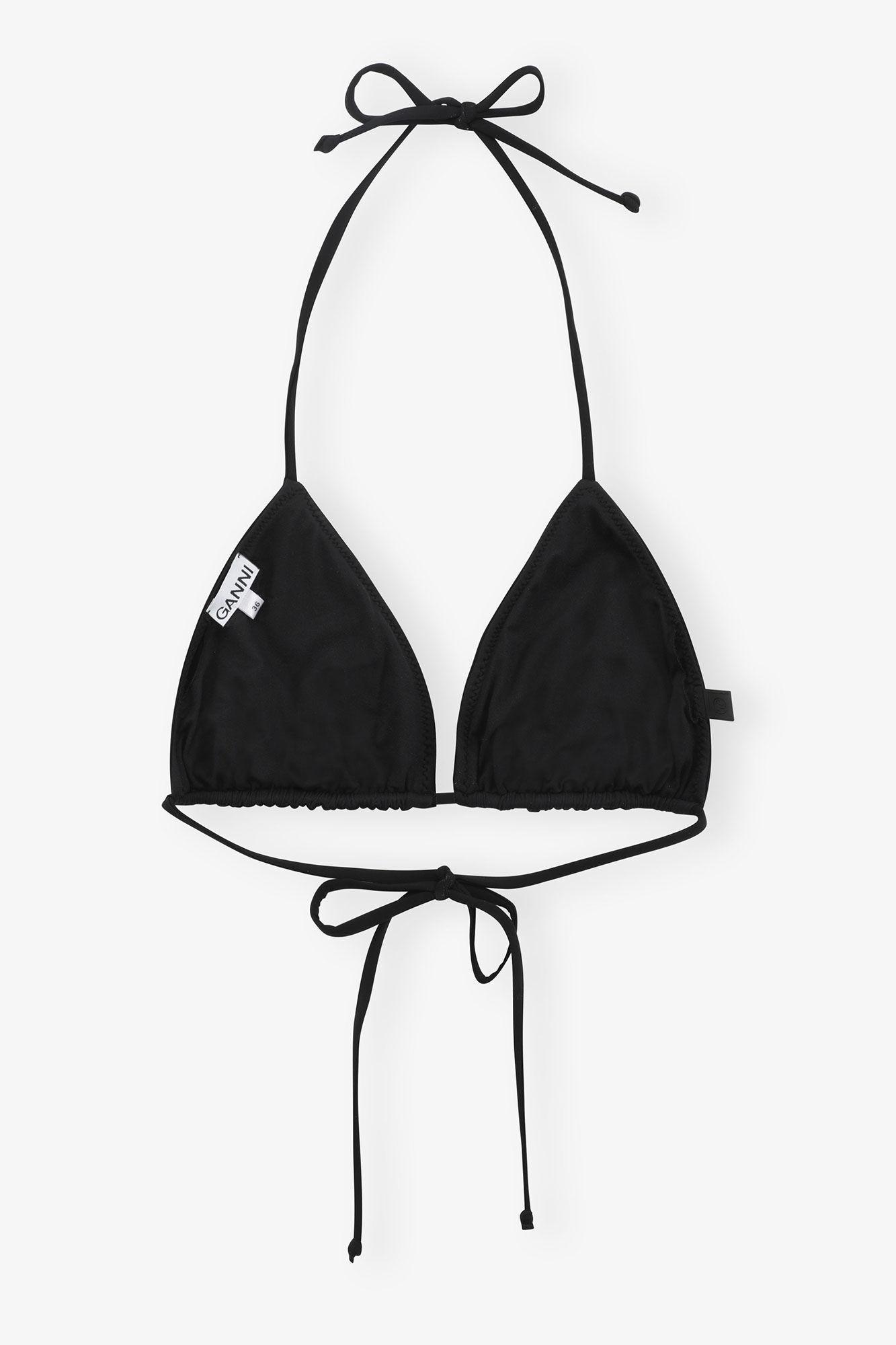 Recycled Matte String Bikini Top Product Image