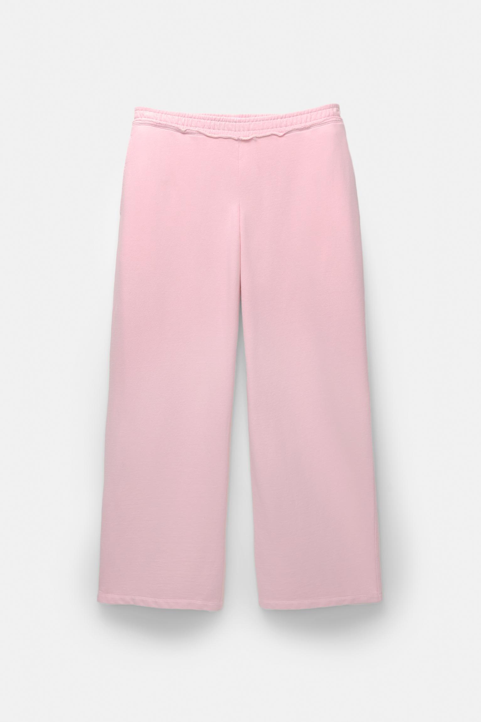 Tracksuit pants with a frayed waist Product Image