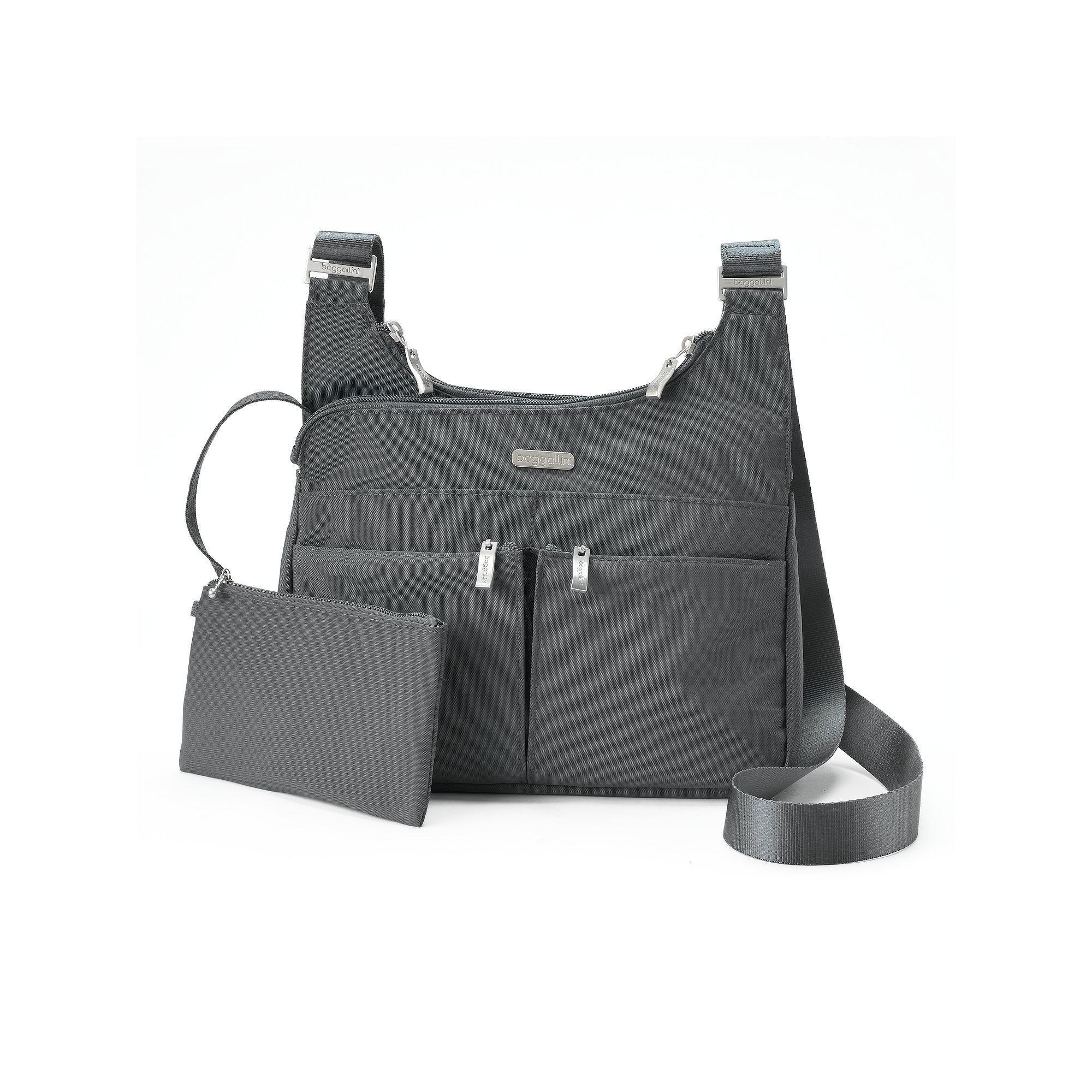 Women's Baggallini Cross Over Crossbody Bag with RFID Blocking Wristlet, Apple Product Image