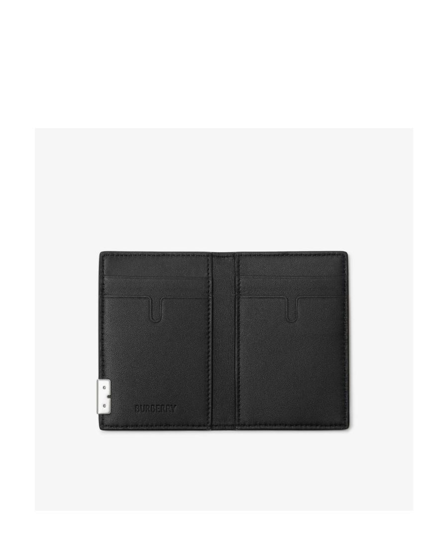 BURBERRY B-cut Lambskin Cardholder In Black Product Image