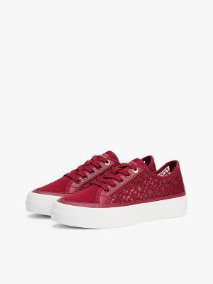 Embroidered TH Monogram Mesh Sneaker Product Image