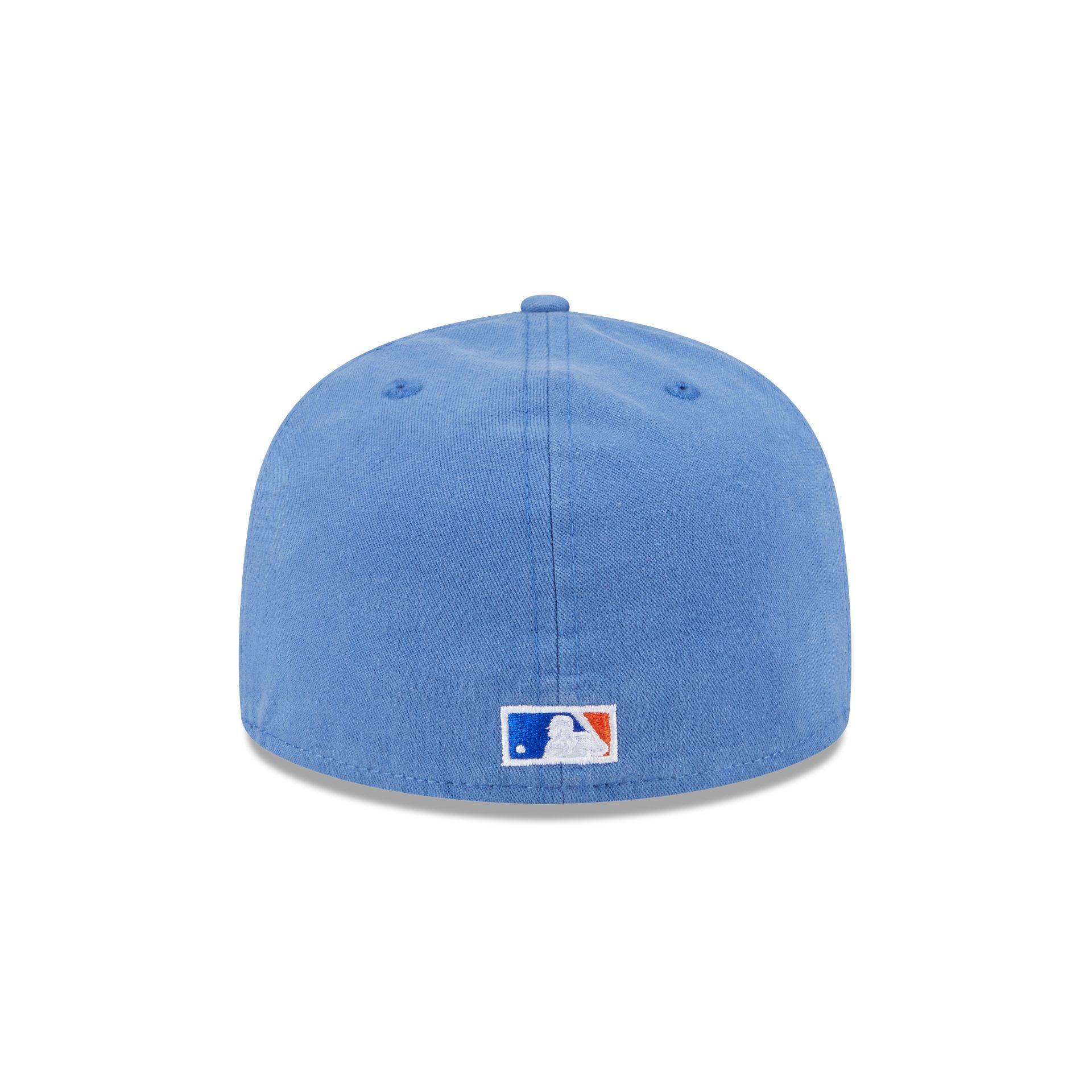 New York Mets Championship Side Flag 59FIFTY A-Frame Fitted Hat Male Product Image