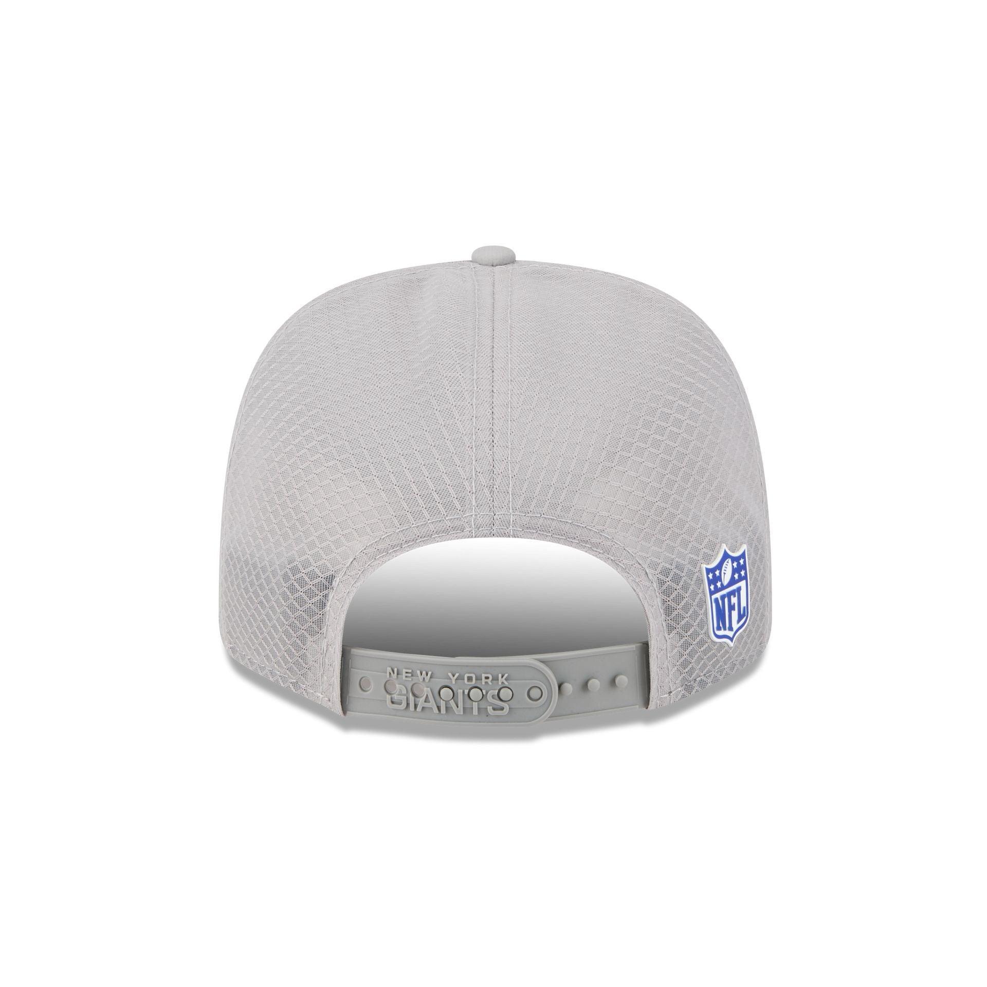 New York Giants 2025 Sideline Hot Weather Gray 9SEVENTY Trucker Hat Male Product Image