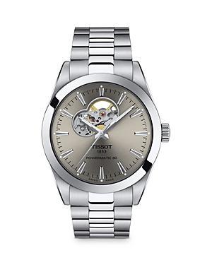 Tissot Gentleman Powermatic 80 Automatic Silver Stainless Steel Bracelet Watch Product Image