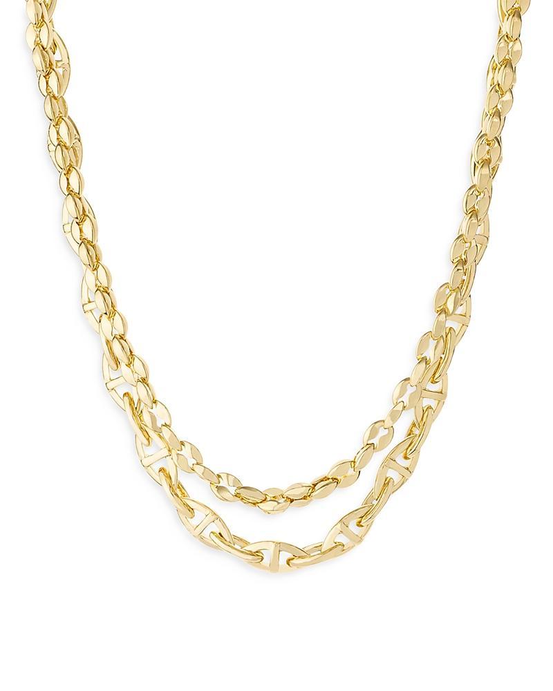 Ettika Golden Rays Linked Chain 18K Gold Plated Necklace Set Product Image