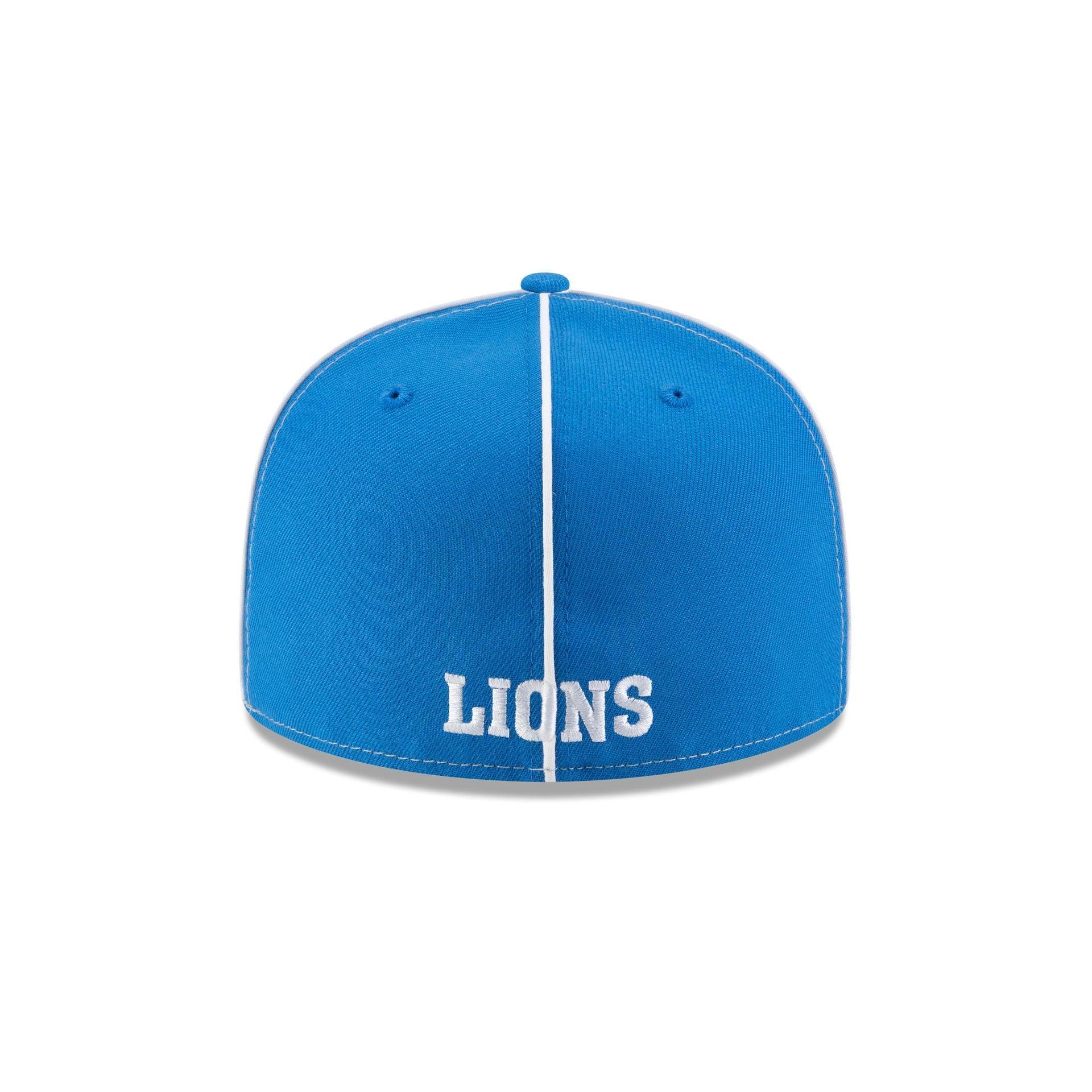 Detroit Lions Two-Tone Pinwheel 59FIFTY Fitted Hat Male Product Image