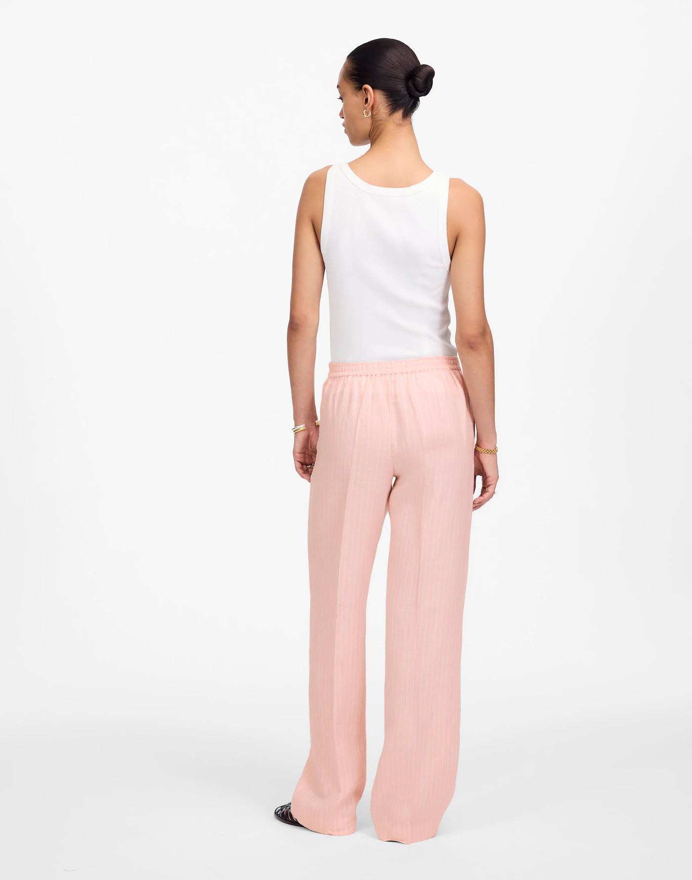 The Tall Easy Pull-On Pant in 100% Linen Product Image
