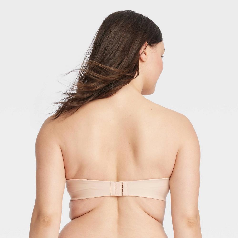 Womens Lightly Lined Strapless Bra - Auden Beige 36B Product Image