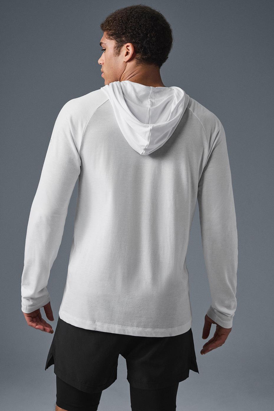 Core Hooded Runner - White Male Product Image