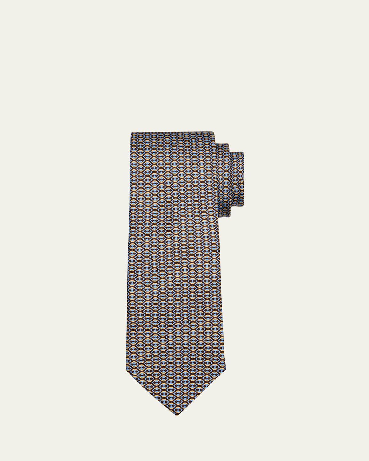 Mens Patterned Silk Tie Product Image