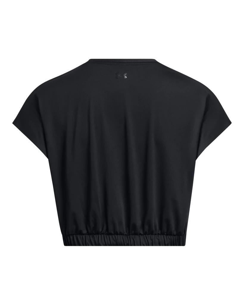 Women's UA Meridian Bubble Hem Crop Short Sleeve Product Image