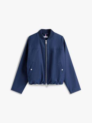 Water-Repellent Cotton-Blend Zip Bomber Product Image