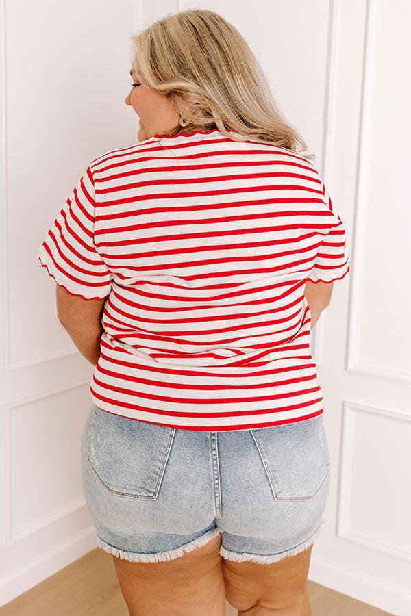 Dockside Charm Stripe Top Curves Product Image