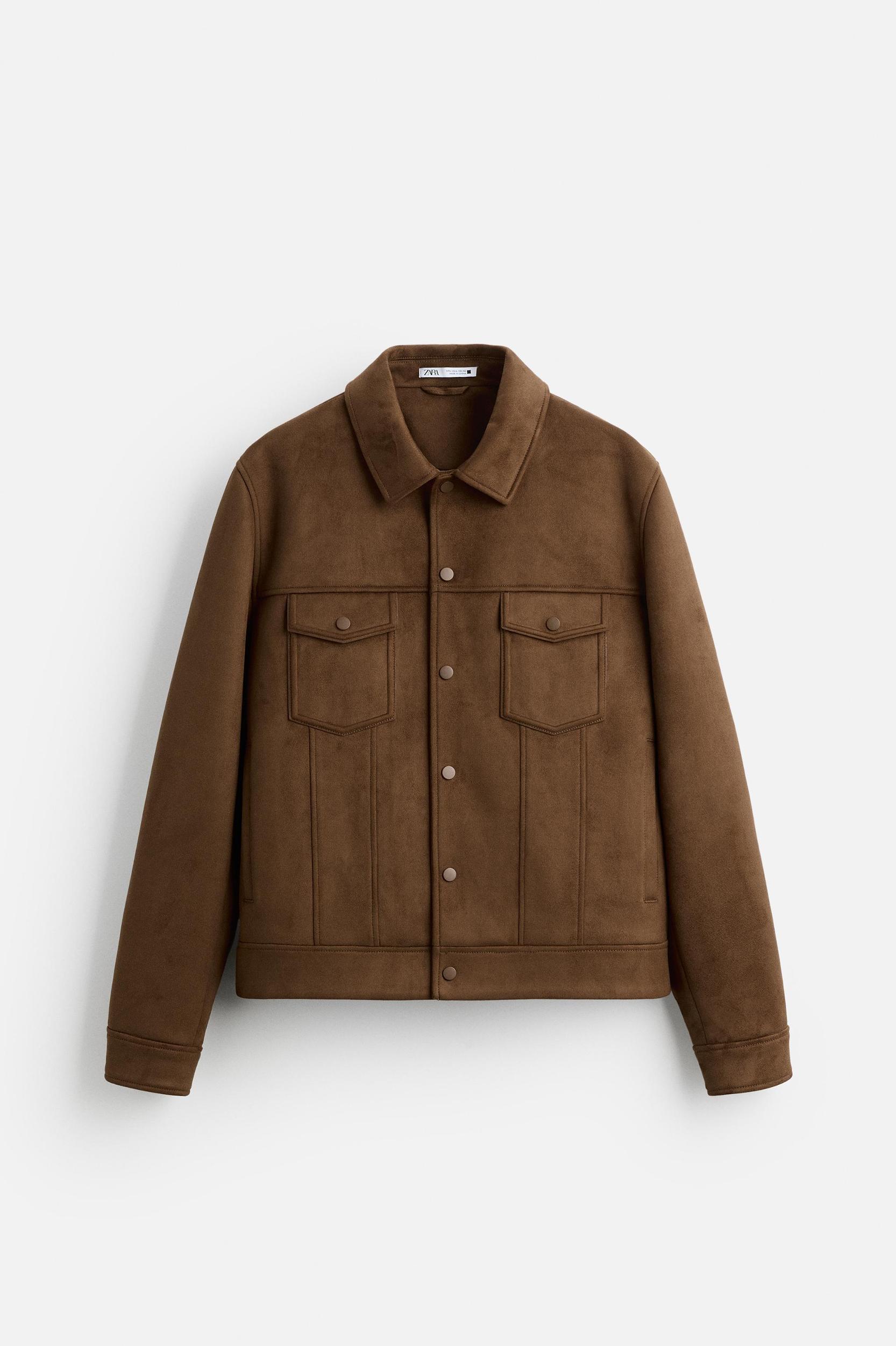 FAUX SUEDE JACKET Product Image