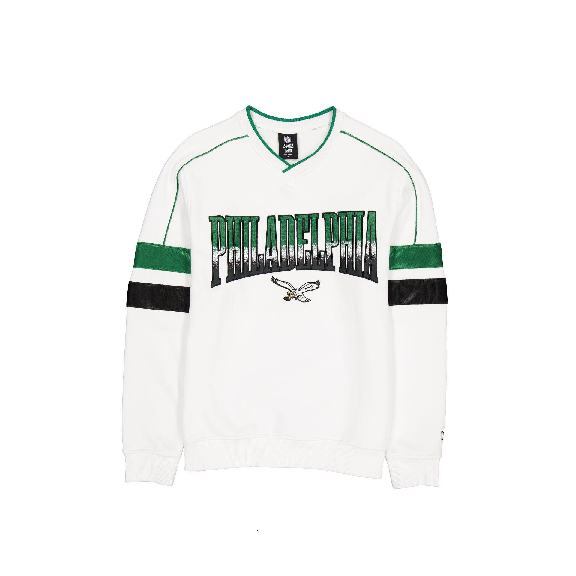 Philadelphia Eagles Sport Classics White Crewneck Male Product Image