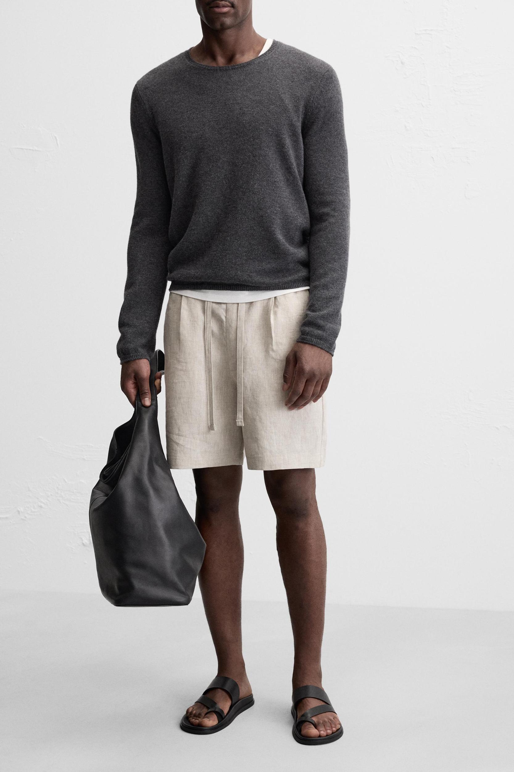 100% LINEN SHORTS Product Image