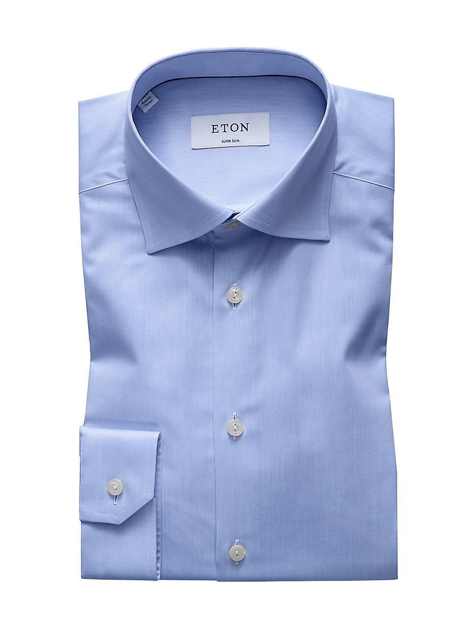 Mens Super Slim-Fit Twill Dress Shirt Product Image
