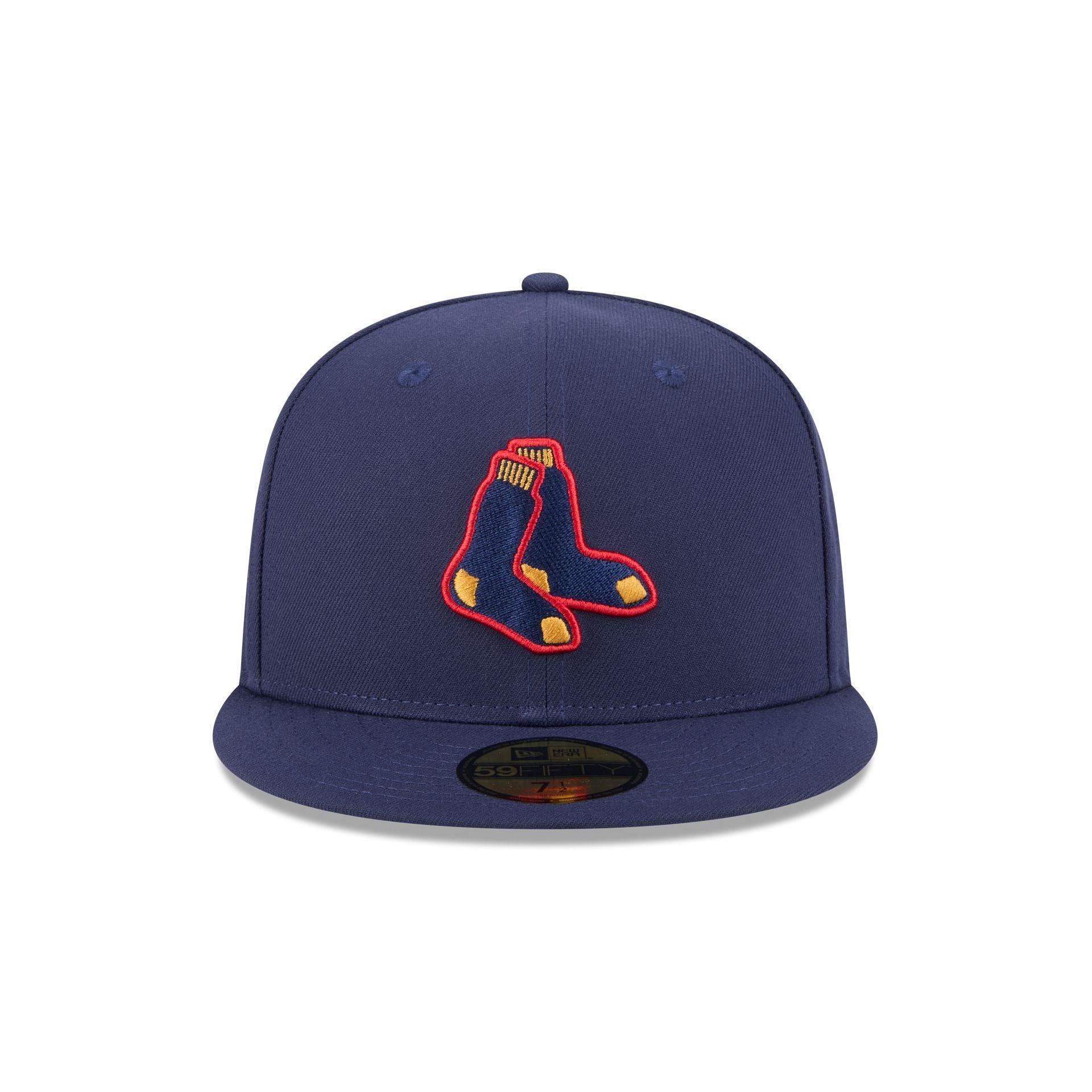 Boston Red Sox Blue Tartan 59FIFTY Fitted Hat Male Product Image
