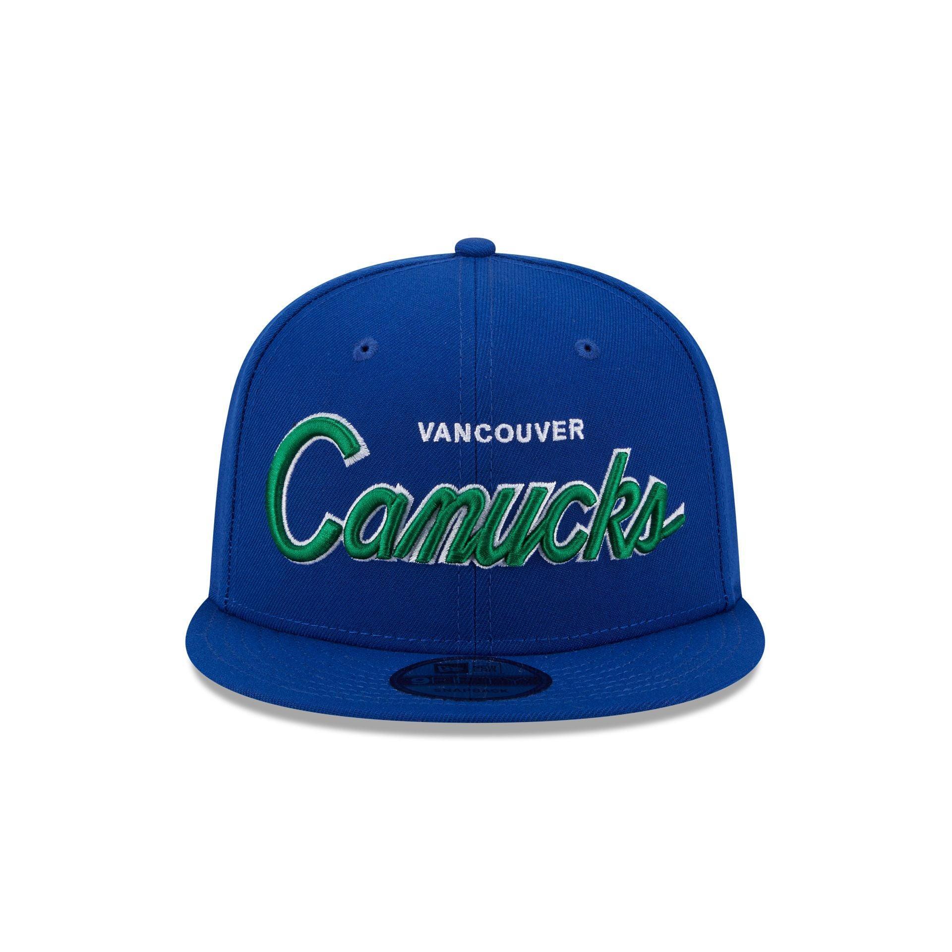 Vancouver Canucks Script 9FIFTY Snapback Hat Male Product Image