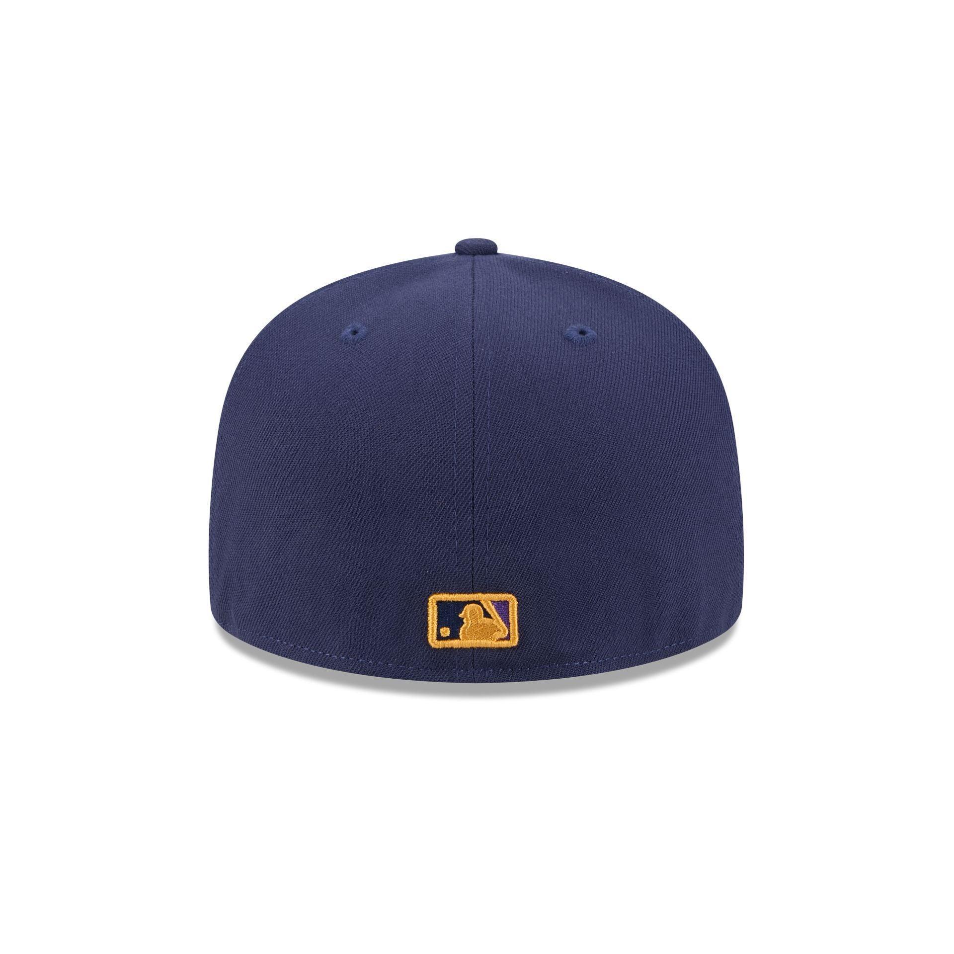 Men's New Era Navy Atlanta Braves 2025 59FIFTY Day 59FIFTY Fitted Hat with Pins,  Product Image